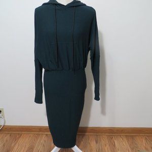 BCBGeneration Hooded Dress Green Small